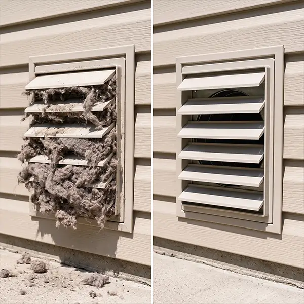 Professional dryer vent cleaning and lint removal service in Tomball Texas